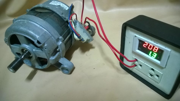 มอเตอร์เครื่องซักผ้า ใช้ไฟACหรือDCก็ได้