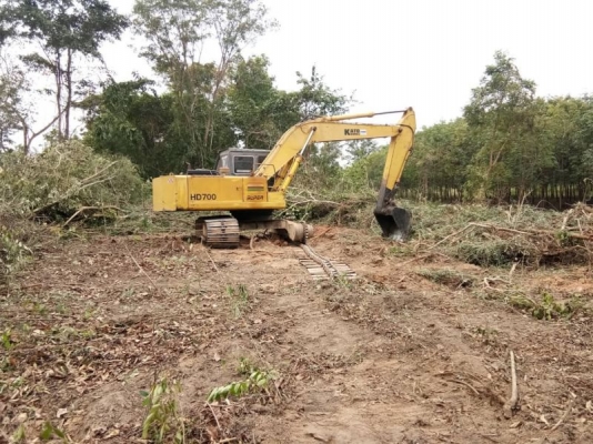 ขายแพคคู่ แบคโฮ+รถเทนเลอร์