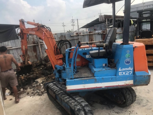 แบคโคเล็ก Hitachi EX27 สภาพดี รถทำงานอยู่ขายราคาเบาๆ แบคโคเล็ก Hitachi EX27 สภาพดี รถทำงานอยู่ขายราคาเบาๆ