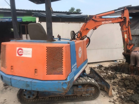 แบคโคเล็ก Hitachi EX27 สภาพดี รถทำงานอยู่ขายราคาเบาๆ แบคโคเล็ก Hitachi EX27 สภาพดี รถทำงานอยู่ขายราคาเบาๆ