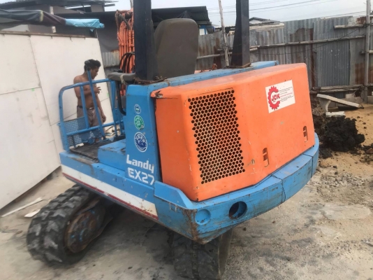 แบคโคเล็ก Hitachi EX27 สภาพดี รถทำงานอยู่ขายราคาเบาๆ