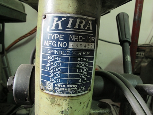 ขายสว่านแท่นKIRA ญี่ปุ่น