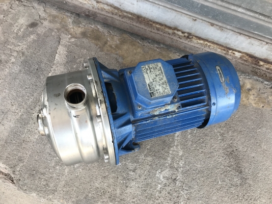 ขายปั๊มน้ำหอยโข่งหัวสแตนเลส 2ใบพัด Ebara 3HP. 380V made in Italy หายาก สภาพสวย หมุนนิ่ม พร้อมใช้งาน