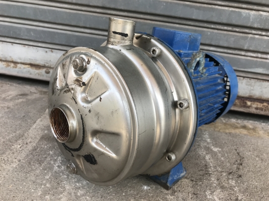ขายปั๊มน้ำหอยโข่งหัวสแตนเลส 2ใบพัด Ebara 3HP. 380V made in Italy หายาก สภาพสวย หมุนนิ่ม พร้อมใช้งาน