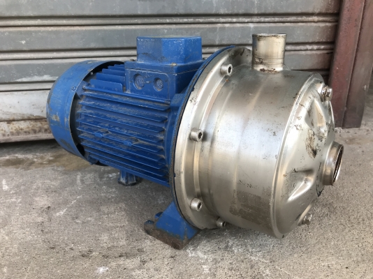 ขายปั๊มน้ำหอยโข่งหัวสแตนเลส 2ใบพัด Ebara 3HP. 380V made in Italy หายาก สภาพสวย หมุนนิ่ม พร้อมใช้งาน