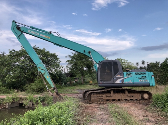 ขายแบคโฮKOBELCO SK210LC-8XM รถทำงาน4000ชม.บูมยาว18เมตรเอกสารชุดจดทะเบียนราคา 2,750,000