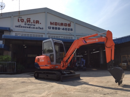 รถขุด Hitachi EX35-2 มือสอง นำเข้าจากญี่ปุ่น มีหัวเก๋ง ทำสีใหม่