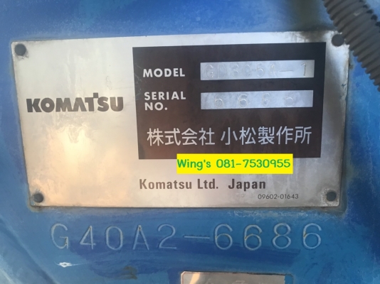 ขาย รถเกรด KOMATSU GD305A-1 เก่าญี่ปุ่น พร้อมใช้ ขาย รถเกรด KOMATSU GD305A-1 เก่าญี่ปุ่น พร้อมใช้