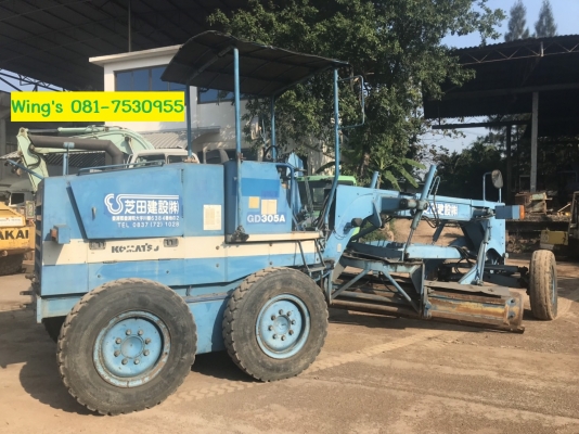 ขาย รถเกรด KOMATSU GD305A-1 เก่าญี่ปุ่น พร้อมใช้ ขาย รถเกรด KOMATSU GD305A-1 เก่าญี่ปุ่น พร้อมใช้