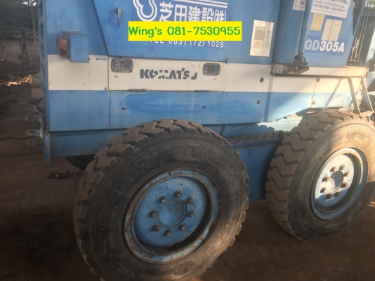 ขาย รถเกรด KOMATSU GD305A-1 เก่าญี่ปุ่น พร้อมใช้ ขาย รถเกรด KOMATSU GD305A-1 เก่าญี่ปุ่น พร้อมใช้