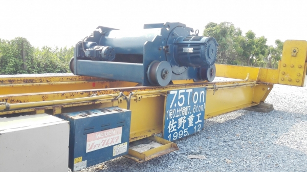 ชุดเครนสลิงไฟฟ้าญี่ปุ่น MEIDEN 7500 kg สดนอก 200V 3 สาย ชุดเครนสลิงไฟฟ้าญี่ปุ่น MEIDEN 7500 kg สดนอก 200V 3 สาย