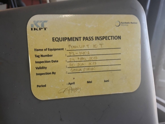 โฟล์คลิฟท์ ขนาด 10 ตัน TCM