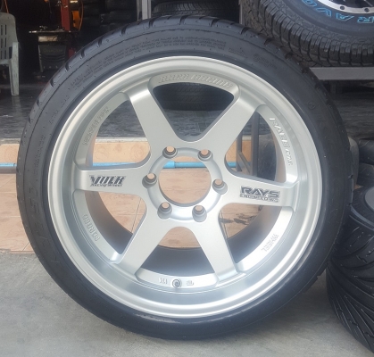 ล้อมือ2 TE37 ขอบ18 ยาง245/40/18+265/35/18  4 ล้อ