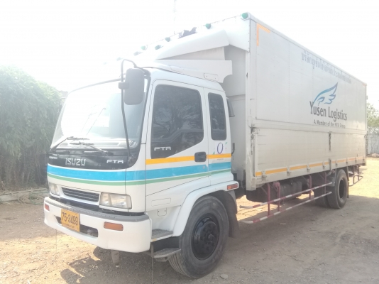 6 ล้อใหญ่ ตู้ปีกนก *EURO2* ISUZU FTR 200 แรงม้า ยาว 7.20 ม. รถสวยเดิมทั้งคัน+สภาพพร้อมใช้งาน รถห้างแ