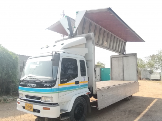 6 ล้อใหญ่ ตู้ปีกนก *EURO2* ISUZU FTR 200 แรงม้า ยาว 7.20 ม. รถสวยเดิมทั้งคัน+สภาพพร้อมใช้งาน รถห้างแ
