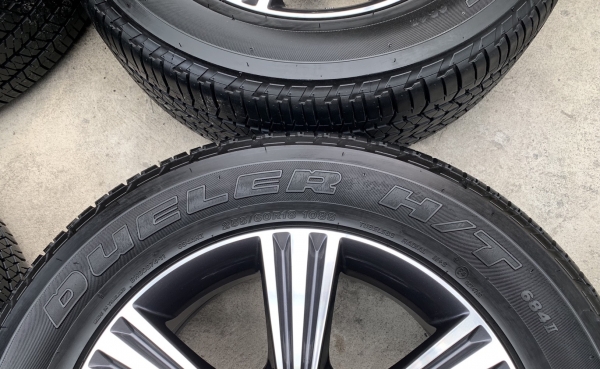 ล้อแม็กป้ายแดง ISUZU X-Series ขอบ 18 พร้อมยางน้องๆป้ายแดง 255-60-18 Bridgestone ปี 18 แม็กสวย ดอกยางเต็มๆ