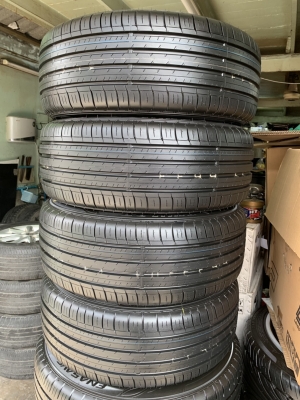 ล้อแม็กป้ายแดง Honda Civic FC 2019 ขอบ 16 สีเทากัน พร้อมยางใหม่ป้ายแดง 215-55-16 Dunlop ปี 19 สวยกริ๊บ