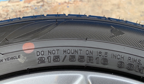 ล้อแม็กป้ายแดง Honda Civic FC 2019 ขอบ 16 สีเทากัน พร้อมยางใหม่ป้ายแดง 215-55-16 Dunlop ปี 19 สวยกริ๊บ