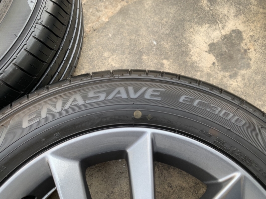 ล้อแม็กป้ายแดง Honda Civic FC 2019 ขอบ 16 สีเทากัน พร้อมยางใหม่ป้ายแดง 215-55-16 Dunlop ปี 19 สวยกริ๊บ