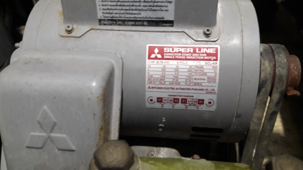 ขาย !! ปั้มชัก.ขนาดท่อ1"ติดมอเตอร์..มิตซู.ขนาด1แรง220v. สภาพสวยเดิม