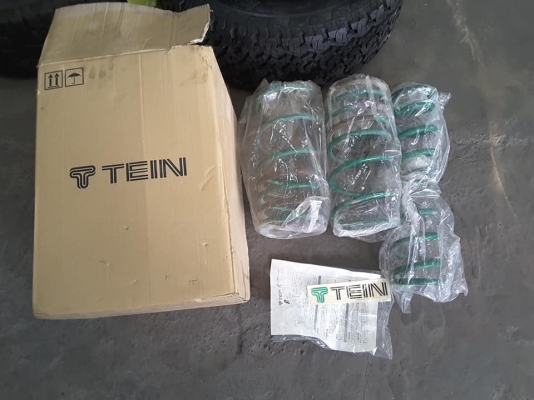 สปริง TEIN หน้า+หลัง ครบชุด ใส่รถ Pajero Sport โฉมล่าสุด !