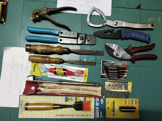 ขายเครื่องมือช่างหลายรายการสนใจ089-1786075