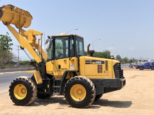 ขายรถตักล้อยาง KOMATSU WA100-5 แขนยาวพิเศษ (2,xxx ชั่วโมง) นำเข้าเองจากญี่ปุ่น สภาพสวยพร้อมใช้ มีVDOครับ