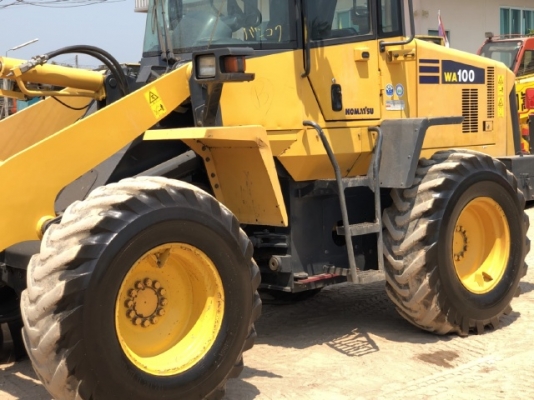ขายรถตักล้อยาง KOMATSU WA100-5 แขนยาวพิเศษ (2,xxx ชั่วโมง) นำเข้าเองจากญี่ปุ่น สภาพสวยพร้อมใช้ มีVDOครับ