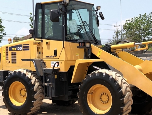 ขายรถตักล้อยาง KOMATSU WA100-5 แขนยาวพิเศษ (2,xxx ชั่วโมง) นำเข้าเองจากญี่ปุ่น สภาพสวยพร้อมใช้ มีVDOครับ