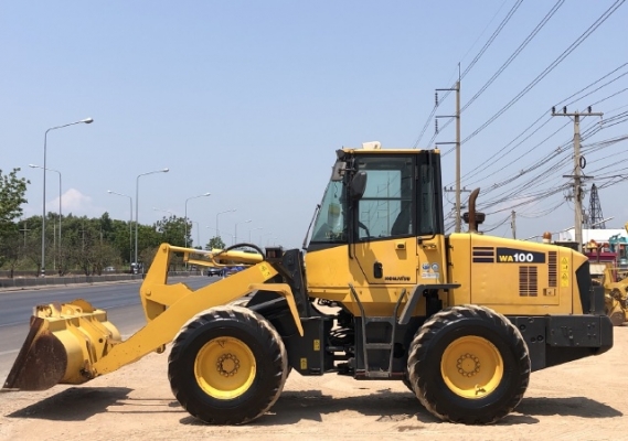ขายรถตักล้อยาง KOMATSU WA100-5 แขนยาวพิเศษ (2,xxx ชั่วโมง) นำเข้าเองจากญี่ปุ่น สภาพสวยพร้อมใช้ มีVDOครับ