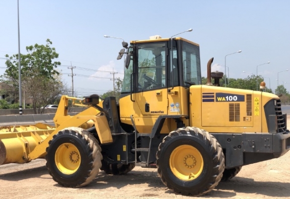 ขายรถตักล้อยาง KOMATSU WA100-5 แขนยาวพิเศษ (2,xxx ชั่วโมง) นำเข้าเองจากญี่ปุ่น สภาพสวยพร้อมใช้ มีVDOครับ