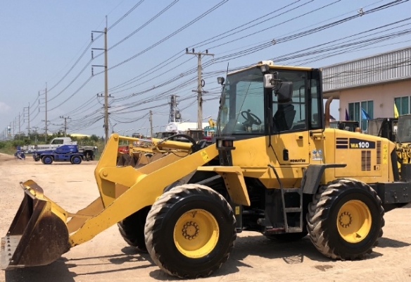 ขายรถตักล้อยาง KOMATSU WA100-5 แขนยาวพิเศษ (2,xxx ชั่วโมง) นำเข้าเองจากญี่ปุ่น สภาพสวยพร้อมใช้ มีVDOครับ