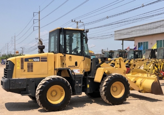 ขายรถตักล้อยาง KOMATSU WA100-5 แขนยาวพิเศษ (2,xxx ชั่วโมง) นำเข้าเองจากญี่ปุ่น สภาพสวยพร้อมใช้ มีVDOครับ