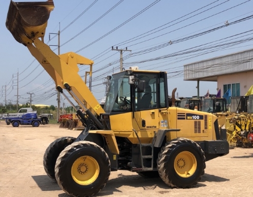 ขายรถตักล้อยาง KOMATSU WA100-5 แขนยาวพิเศษ (2,xxx ชั่วโมง) นำเข้าเองจากญี่ปุ่น สภาพสวยพร้อมใช้ มีVDOครับ