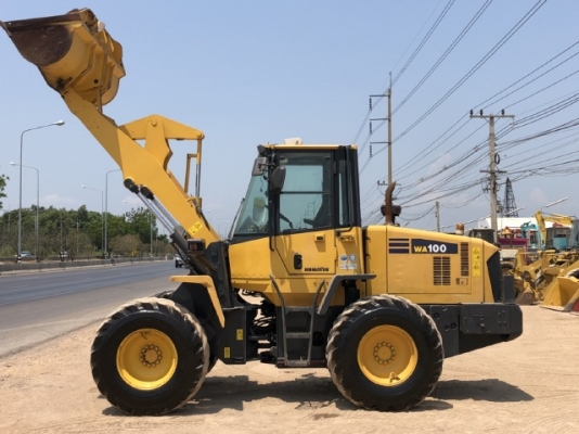 ขายรถตักล้อยาง KOMATSU WA100-5 แขนยาวพิเศษ (2,xxx ชั่วโมง) นำเข้าเองจากญี่ปุ่น สภาพสวยพร้อมใช้ มีVDOครับ