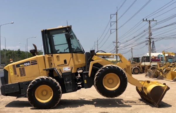 ขายรถตักล้อยาง KOMATSU WA100-5 แขนยาวพิเศษ (2,xxx ชั่วโมง) นำเข้าเองจากญี่ปุ่น สภาพสวยพร้อมใช้ มีVDOครับ