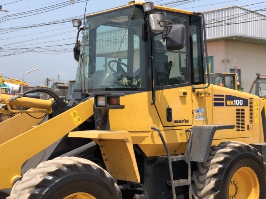 ขายรถตักล้อยาง KOMATSU WA100-5 แขนยาวพิเศษ (2,xxx ชั่วโมง) นำเข้าเองจากญี่ปุ่น สภาพสวยพร้อมใช้ มีVDOครับ