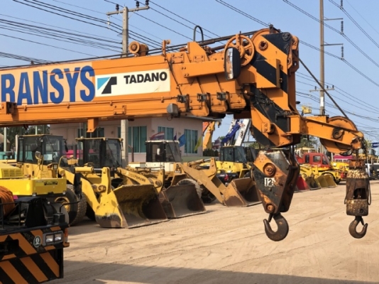 ขายรถเครน TADANO TR250M-6 (ขนาด 25 ตัน) ปี 2000 นำเข้าเองจากญี่ปุ่น สภาพสวยพร้อมใช้ มีVDOการทำงานครับ