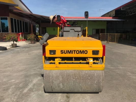 ขายรถบด3ตันSUMITOMOรุ่นHV30VCRหน้าเหล็กหลังยาง3เส้นนำเข้าญี่ปุ่น ไม่เคยใช้งานในไทยสภาพดีพร้อมใช้งาน Line:Jiraroj2909