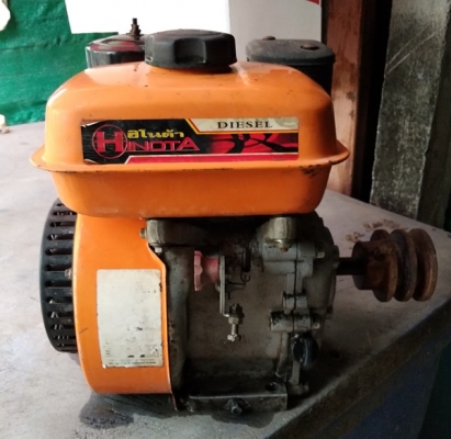 เครื่องยนต์เล็ก ดีเซล hinota el500 สภาพดี ดึงทีเดียวติด