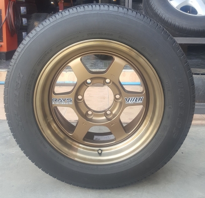 ล้อใหม่TE37 ขอบ16 กว้าง8 ยาง216/65/16 ปี 18  4 ล้อ