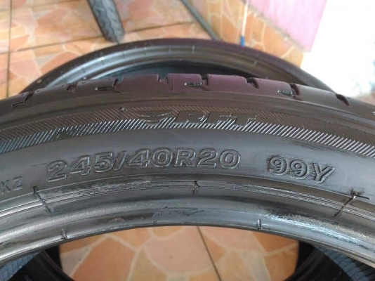 ยาง\% คัดสภาพ Bridgestone Potenza S001(run flat) 245/40R20,275/35R20 ผลิตปลายปี 2015(ลงพื้น 2017)ยาง