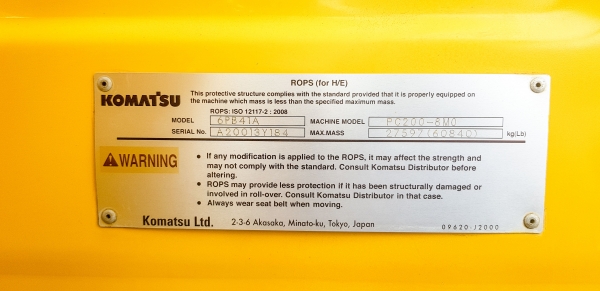 ขายรถแบคโฮ KOMATSU PC200-8M0 ไมล์ 8 พันชั่วโมงสภาพนางฟ้า