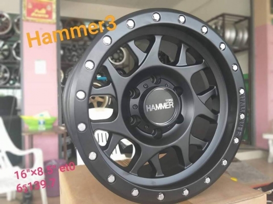 ขายล้อแม็กใหม่ hammer 3 16" ยางใหม่ปี19 ขายล้อแม็กใหม่ hammer 3 16" ยางใหม่ปี19