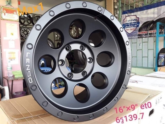 ขายล้อแม็กใหม่ lenso max1  16" ยางใหม่ปี19