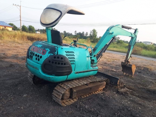 ขาย 285,000 KOBELCO sk 030 ปั้มนิ้วแรง เครื่องดี เอวแน่น ช่วงล่างสวย รถพร้อมใช้งาน รถอยู่ ปทุมธานี  090-772-3710 090-772-3708