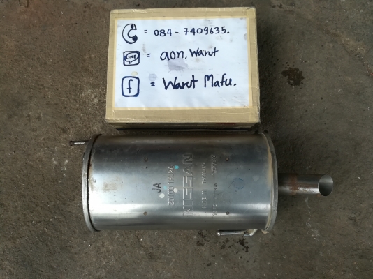 .ปลายท่อเดิม. NISSAN. MARCH.