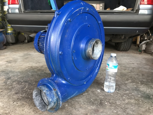 ขายโบลเวอร์แรงดันสูง ใบเทอโบ 1HP. 380V สภาพสวย หมุนนิ่ม ให้ลมแรง พร้อมใช้งาน