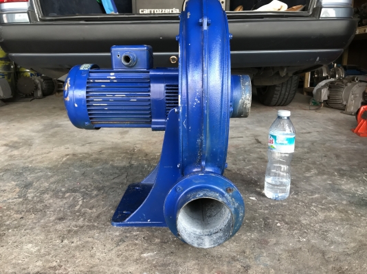 ขายโบลเวอร์แรงดันสูง ใบเทอโบ 1HP. 380V สภาพสวย หมุนนิ่ม ให้ลมแรง พร้อมใช้งาน