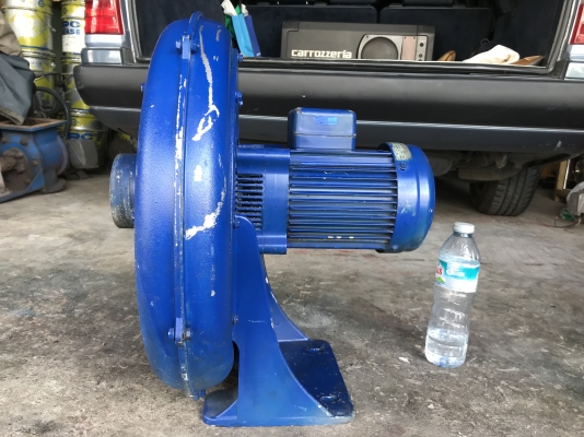 ขายโบลเวอร์แรงดันสูง ใบเทอโบ 1HP. 380V สภาพสวย หมุนนิ่ม ให้ลมแรง พร้อมใช้งาน